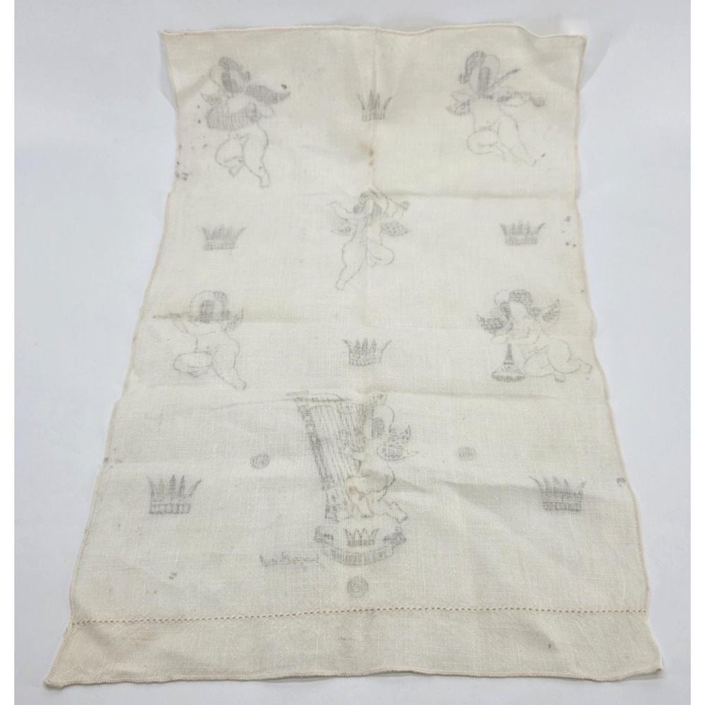VTG Georges Briard This is Paradise Placemats Guest Bar Towels Set of 2 MCM - Picture 14 of 16